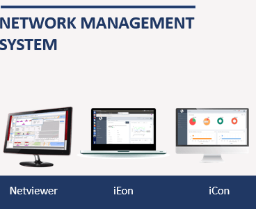 NetViewer, iEon & iCon are Network Management Systems.